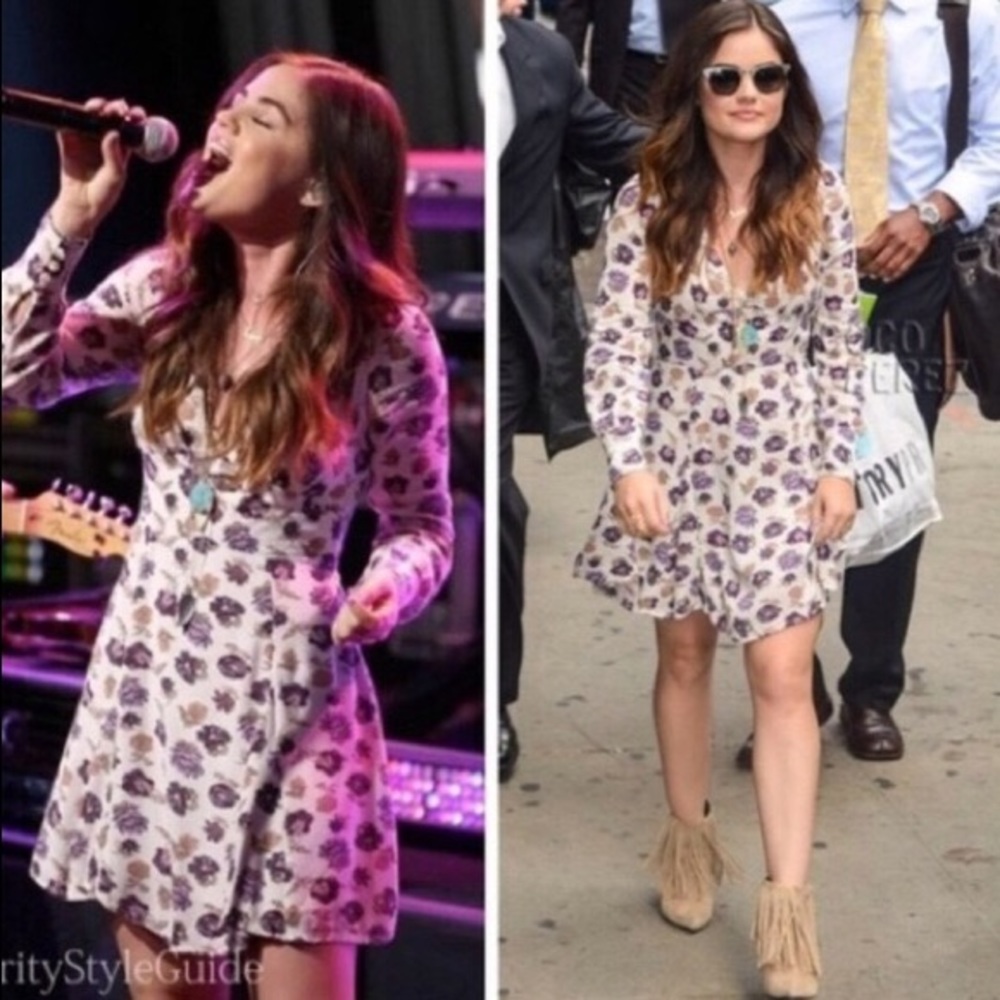FREE PEOPLE | purple floral fitted open back dress